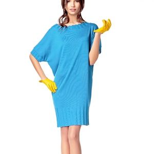 KNITTED TUNIC DRESS MADE IN EUROPE